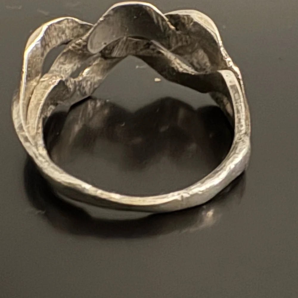 925 Silver Braided Celtic Knot Band
